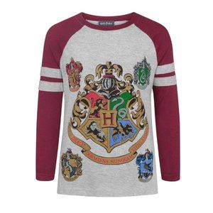 New Harry Potter Hogwarts Raglan T-Shirt Men’s XXL